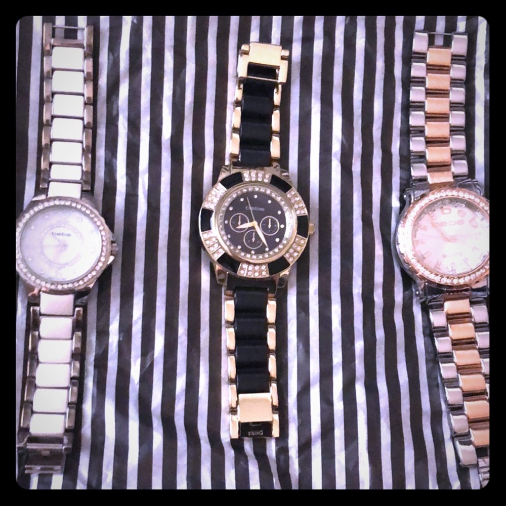 Bebe watches great condition